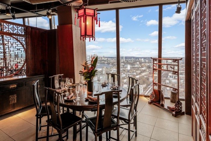 Private Rooms
Hutong offers an unforgettable setting for private dining, blending the elegance of old China with breathtaking views of London’s skyline. Hutong’s four private dining rooms are ideal for business lunches, intimate dinners, and special celebrations. The Beijing dining rooms, overlooking London City, St Paul’s Cathedral and the London Eye, accommodates from 12 to 26 seated guests or 50 standing, with options for individual room hire. Meanwhile, the Shanghai dining rooms offer stunning views over Tower Bridge and Canary Wharf, with options to seat between 9 and 18 guests or hosting 50 for standing receptions.

ENQUIRE NOW
