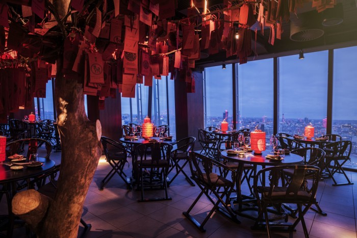 Exclusive Hire
Hutong, with its unparalleled panoramic views of the city skyline, is one of London’s most sought-after venues for private events. Whether you’re hosting a large celebration, product launch, or corporate networking event, Hutong provides a stunning setting adaptable to any occasion. The venue accommodates up to 120 seated guests or 340 standing. For larger gatherings, combining Hutong with its sister restaurant, Aqua Shard on level 31, expands capacity to 280 seated or 700 standing guests. Semi-exclusive hire options are also available in the Shanghai or Beijing wings, with the latter offering complete privacy suitable for AV setups and live entertainment.

ENQUIRE NOW
